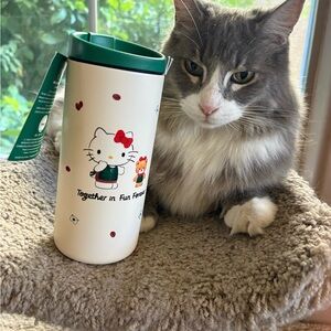 Limited Edition Starbucks Hello Kitty Travel Tumbler NWT
